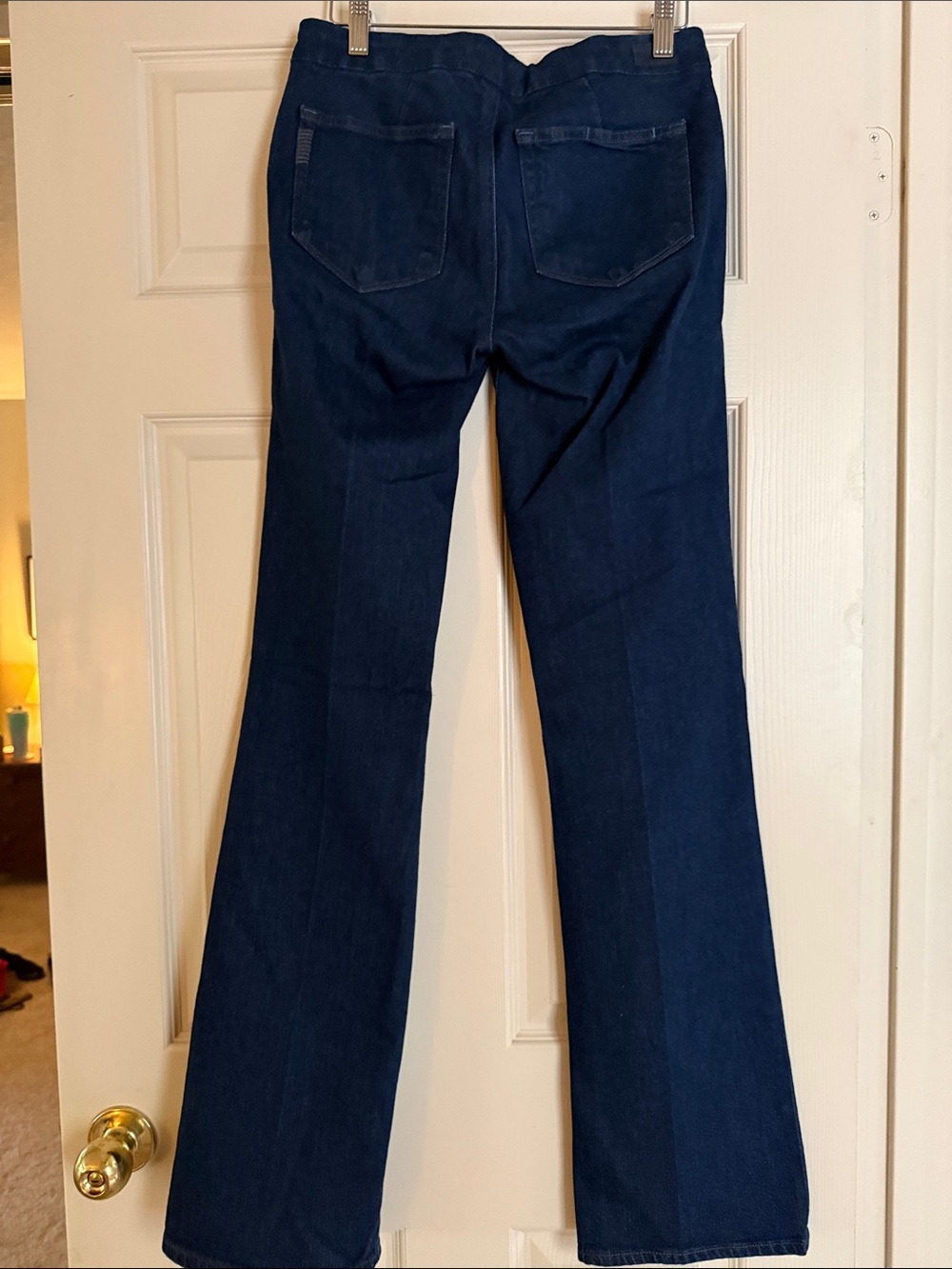 PAIGE Dark Navy Straight-Leg Jeans - Picture 5 of 7